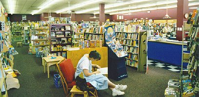 Interior of West University Avenue store